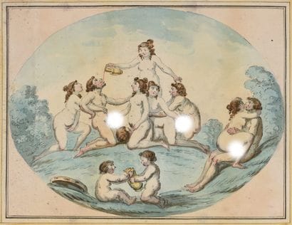 FRENCH SCHOOL, late 18th century
Bacchanal
Watercolor...