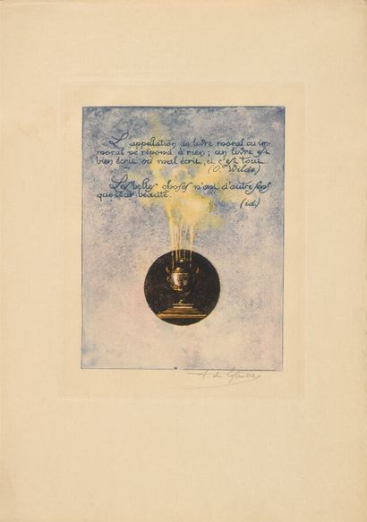 [LAMBERT (André)]. LYTENCIA (Ansaad de)....
