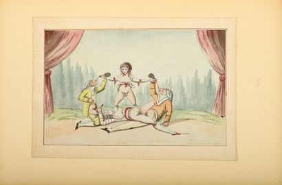 Collection of erotic drawings from the Romantic...