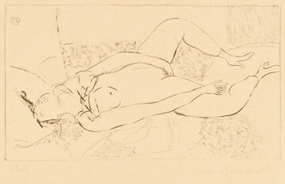 MAURICE BARRAUD (1889-1954)
Erotic scenes,...