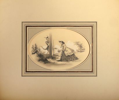 Eugène LE POITTEVIN (Paris 1806-1870)
Diableries...