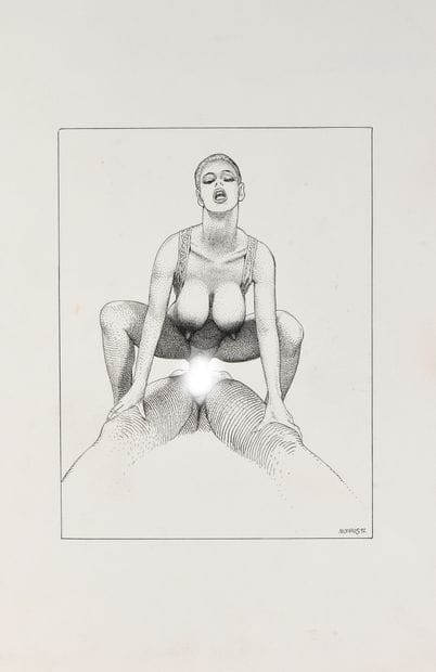 Jean GIRAUD known as Moebius (1938-2012)
Erotic...