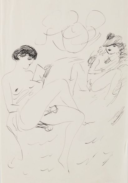 [LOUYS (Pierre)]. Seventeen drypoints by...