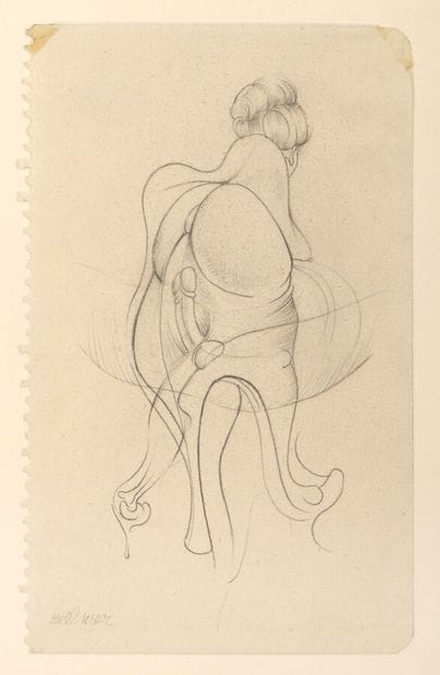 Hans BELLMER (1902-1975)
Erotic male scene...