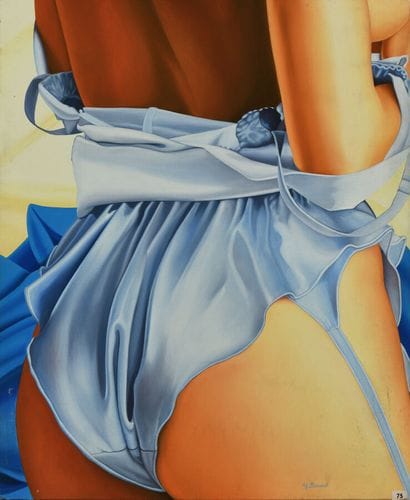 Georges RENOUF (Born 1948) 
Le body bleu,...