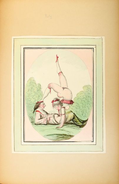 Collection of erotic drawings from the Romantic...