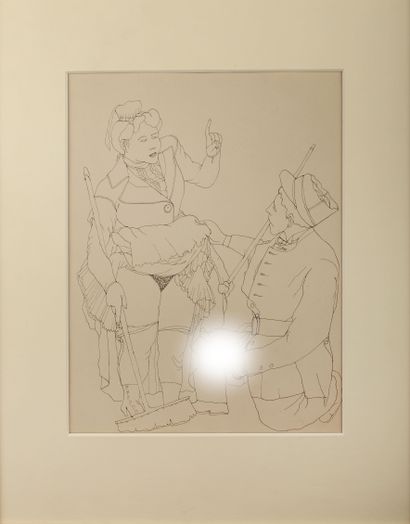 Jean COCTEAU (1889-1963)
Militaire and the...