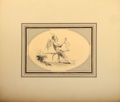Eugène LE POITTEVIN (Paris 1806-1870)
Diableries...