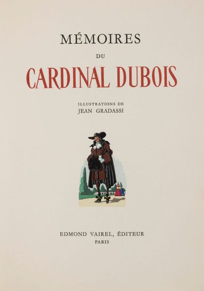 [DUBOIS (Cardinal)]. Mémoires du Cardinal...