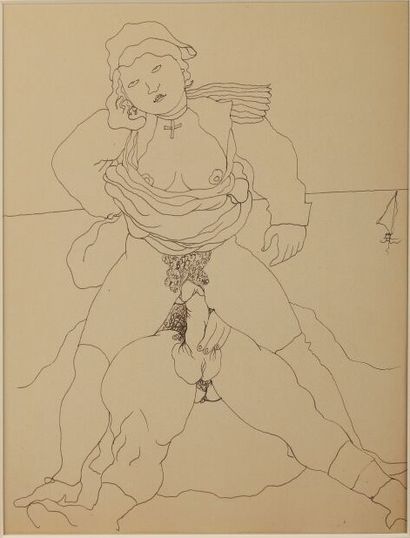 Jean COCTEAU (1889-1963)
La Bretonne et le...