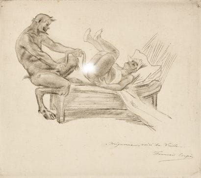 AFTER FELICIEN ROPS (1833-1898)
Mignonne,...
