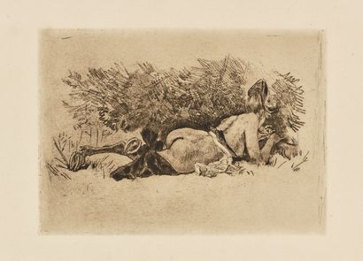 Félicien ROPS
Courtoisie exagérée, etching,...