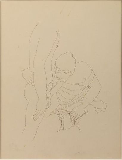 Jean COCTEAU (1889-1963)
Duo, a Man, a Woman,...