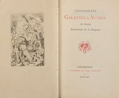 [GLATIGNY (Albert)]. Joyeusetés galantes...
