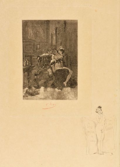 FELICIEN ROPS (1833-1898)
Mademoiselle de...