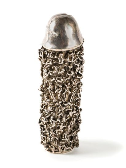 Modern school
Silver-plated bronze phallus...