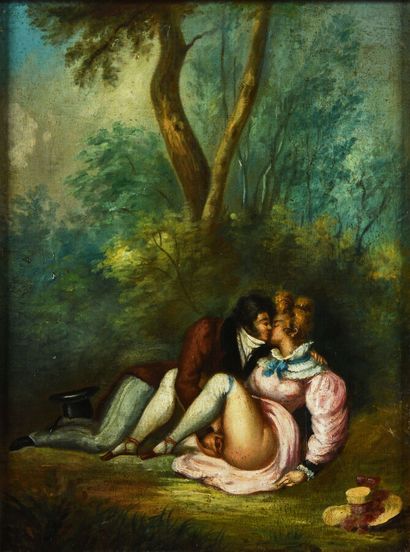 19th century FRENCH SCHOOL 
Masturbation...