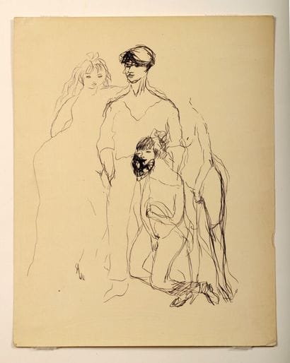 Attributed to Marcel VERTES (1895-1961)
Erotic...