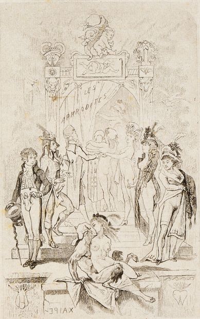 FELICIEN ROPS (1833-1898)
Les Aphrodites,...