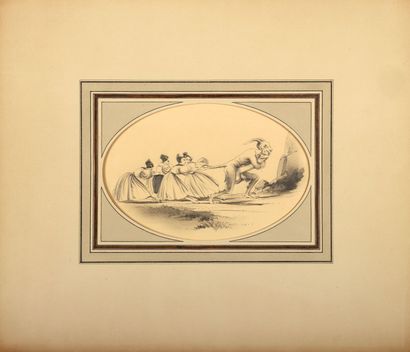 Eugène LE POITTEVIN (Paris 1806-1870)
Diableries...