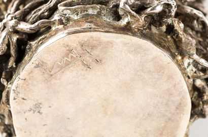Modern school
Silver-plated bronze phallus...