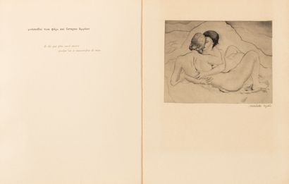 SAPPHO. Fragments. Paris, Aux frais d'un...