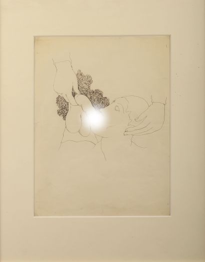 Jean COCTEAU (1889-1963) 
Blowjob, circa...
