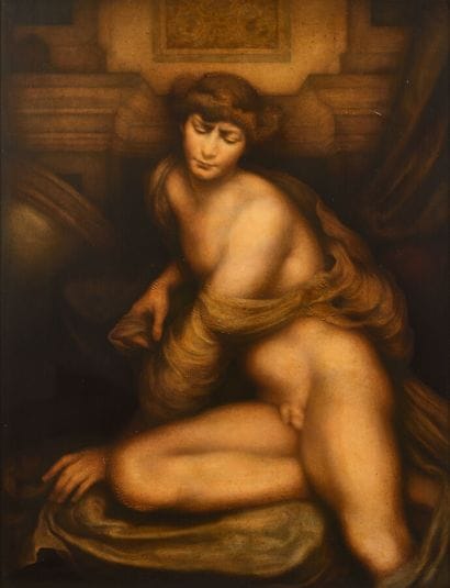 Léonard SARLOUIS (1874-1949) 
Ephèbe alangui...