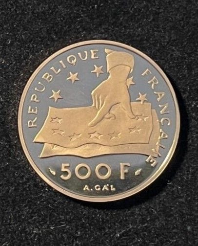 FRANCE - Gold coin (920/1000) 500 francs...