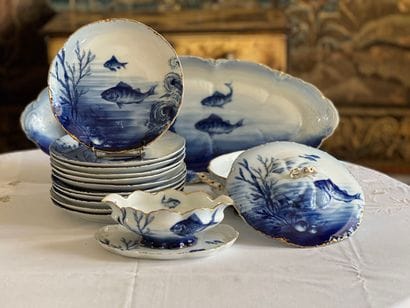 Rosenthal - Fish service with au naturel...