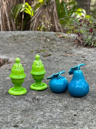 Four earthenware salt cellars.


All the...