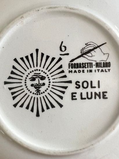 Fornasetti Milano - Sun and Moon model. 5...