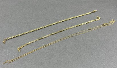 Lot of 9 k (375 thousandths) and 14 k (585...