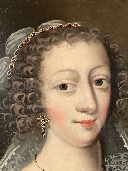 Ecole FRANCAISE du XVIIe siècle
Portrait...