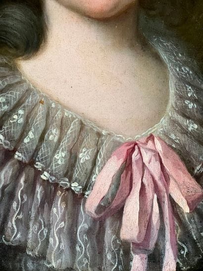 École FRANÇAISE de la fin du XVIIIe siècle
Portrait...