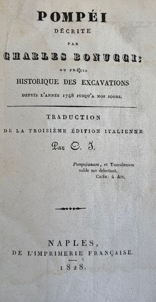POMPEI décrite par CHARLES BONUCCI, ou précis...