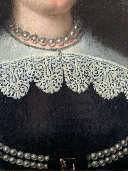 École ESPAGNOLE ou FLAMANDE du XVIIe siècle
Portrait...