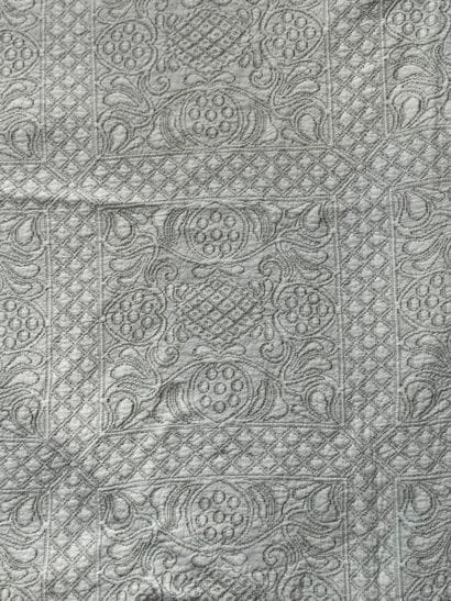 Dessus de lit vert et blanc (tâches) 
175...