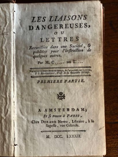 LACLOS (Pierre Cholderos de), LES LIAISONS...