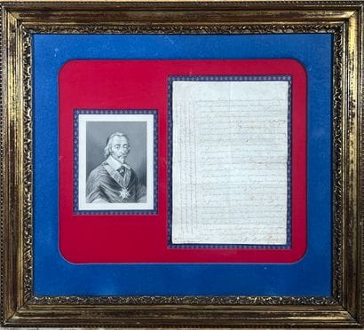 Cardinal Armand Jean Duplessis cardinal de...