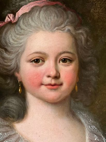 École FRANÇAISE de la fin du XVIIIe siècle
Portrait...