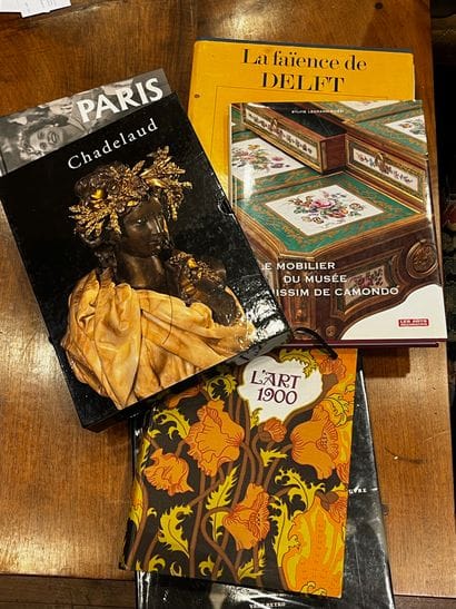 Ensemble de 8 livres d'art dont Chadelaud,...