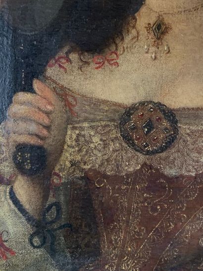17th century SPANISH school
Portrait of a...