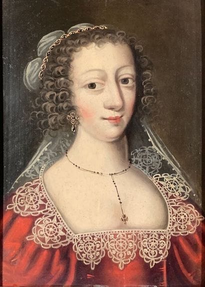 Ecole FRANCAISE du XVIIe siècle
Portrait...
