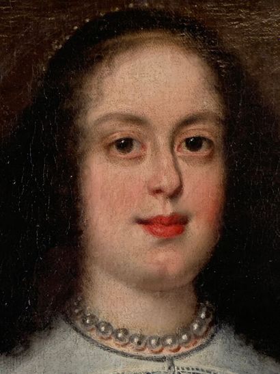 École ESPAGNOLE ou FLAMANDE du XVIIe siècle
Portrait...