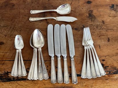 Part of a silver household set (925 thousandths),...