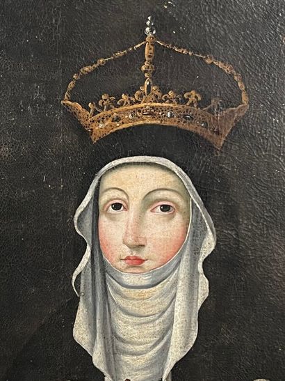 17th century SPANISH school
Saint Elizabeth...