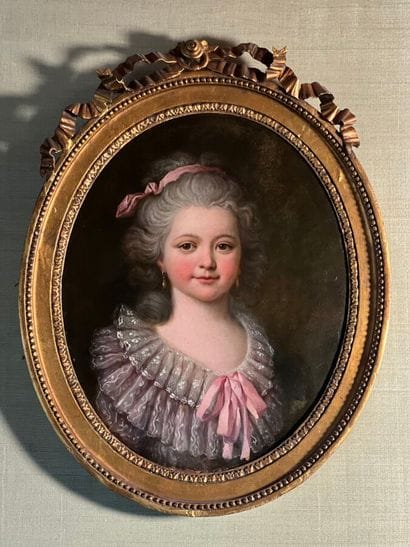 École FRANÇAISE de la fin du XVIIIe siècle
Portrait...