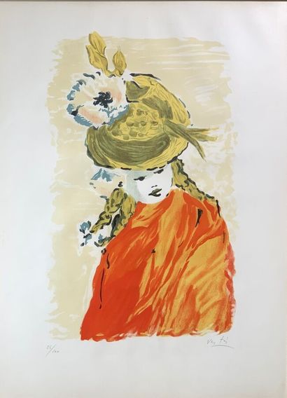 Marcel VERTÈS(1895-1961)
Woman with hat and...