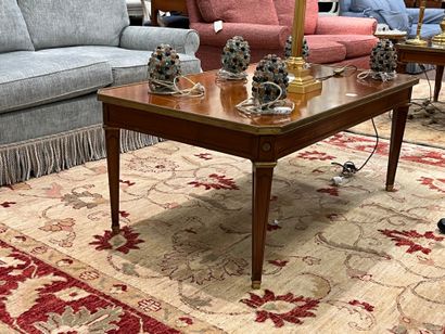 Beige carpet decorated with stylized foliage.
355...